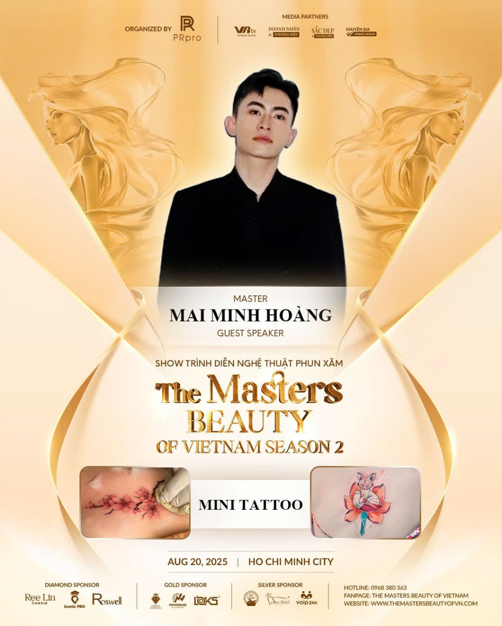 su xuat hien bat ngo cua master mai minh hoang dot pha nghe thuat tattoo tai the masters beauty of vietnam season 2
